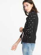 Old Navy Womens Classic Crew-neck Cardi For Women Polka Dot Size Xs