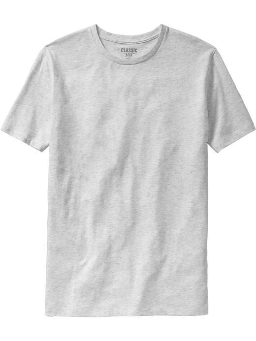 Old Navy Mens Classic Crew Tees - Oatmeal