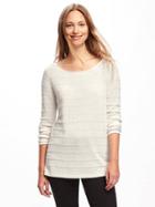 Old Navy Classic Crew Neck Sweater For Women - Calla Lily