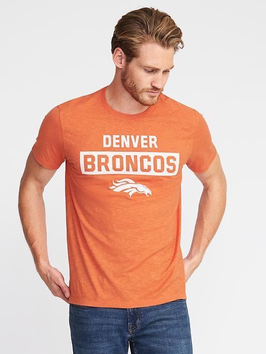 Old Navy Nfl Slub Knit Tee For Men - Broncos
