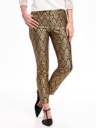 Old Navy Mid Rise The Pixie Printed Pants For Women - Brocade