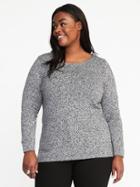 Old Navy Classic Semi Fitted Crew Neck Sweater - Grey Marl