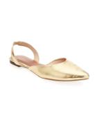 Old Navy Pointed Sling Back Flats Size 10 - Golden Ticket