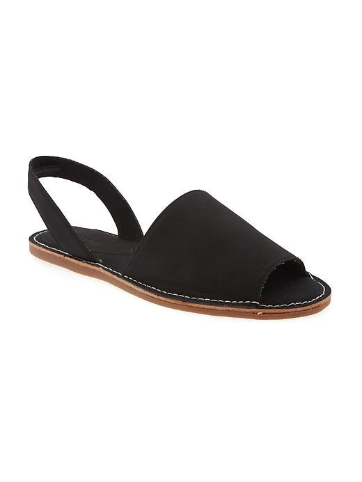 Old Navy Peep Toe Sling Sandal - Black