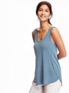 Old Navy Sueded Tulip Hem Tank For Women - River Of Dreams