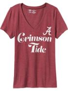 Old Navy Womens College Team V Neck Tee Size L - Alabama
