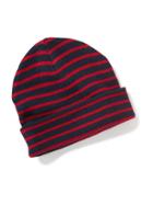 Old Navy Rolled Cuff Beanie For Men - Red Stripe