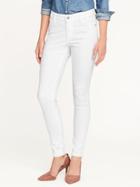 Old Navy Womens Mid-rise Clean Slate Rockstar Super Skinny Jeans For Women Bright White Size 20