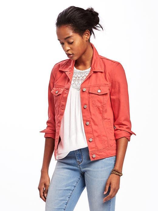 Old Navy Pop Color Denim Jacket For Women - Huckleberry Pie