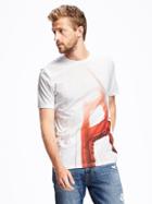 Old Navy Graphic Crew Neck Tee For Men - Bridge