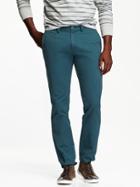 Old Navy Mens Ultimate Slim Khakis Size 44w 34l Big - Kelp Forest