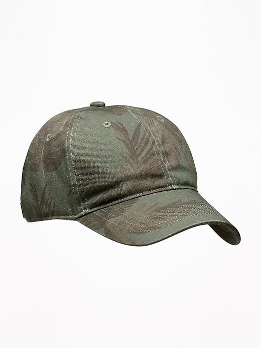 Old Navy Mens Camo-tanical Print Baseball Caps Floral Camo Size One Size