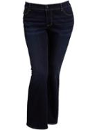 Old Navy Womens Plus The Rockstar Boot Cut Jeans - Dark Wash