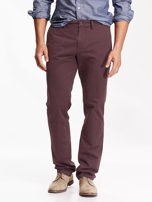 Old Navy Mens Ultimate Slim Khakis Size 48w 32l Big - Rich Rec