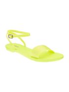 Old Navy Faux Patent Ankle Strap Sandals For Women - Lime Green