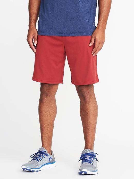 Old Navy Mens Go-dry Mesh Shorts For Men (10) Curry Red Size Xxl