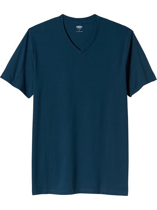 Old Navy Mens V Neck Tees Size L - Victorian Blue