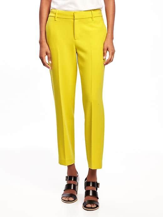 Old Navy Mid Rise All New Harper Pants For Women - Out On A Lime
