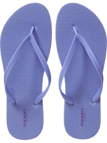 Old Navy Womens Classic Flip Flops Size 11 - Peri Berry
