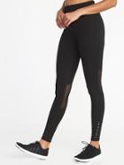 Old Navy Womens High-rise Compression Run Leggings For Women Black Size Xs