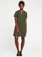 Old Navy Pintuck Lace Trim Swing Dress For Women - About Thyme