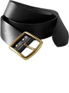 Old Navy Womens Plus Faux Leather Belts - Black