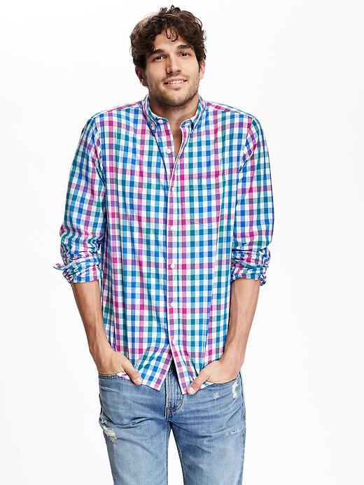 Old Navy Classic Regular Fit Shirt - Fuchsia Revenue