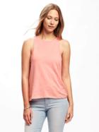 Old Navy Relaxed Hi Lo Tank For Women - Coral Tropics