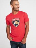 Old Navy Mens Nhl Team Graphic Tee For Men Florida Panthers Size S