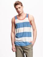 Old Navy Striped Jersey Tank For Men - Blue My Cover