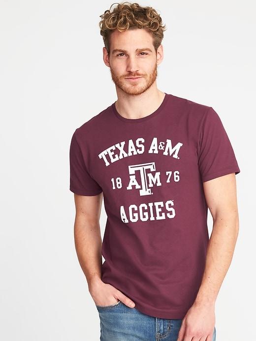 Old Navy Mens College-team Graphic Tee For Men Texas A&m Size L
