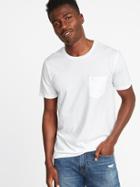 Old Navy Mens Soft-washed Pocket Tee For Men Bright White Size L