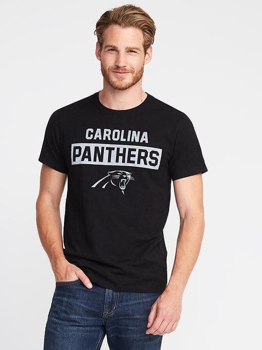 Old Navy Nfl Slub Knit Tee For Men - Panthers