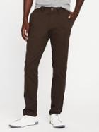 Old Navy Mens Slim Ultimate Built-in Flex Khakis For Men Dark Brown Size 32w