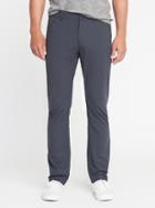 Old Navy Mens Slim Go-dry Performance Flex Pants For Men Dark Gray Size 38w