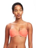 Old Navy Womens Underwire Swim Top For Women Coral Pink Size L
