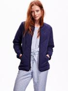 Old Navy Quilted Zip Front Jacket - Bluetification
