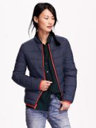 Old Navy Womens Lightweight Quilted Jacket Size L - Lost At Sea Navy