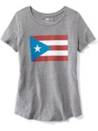 Old Navy Womens Puerto Rico Graphic Tee For Women Dark Heather Gray Size Xs