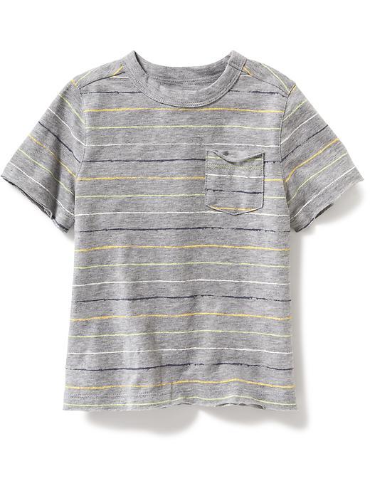 Old Navy Raw Edge Tee - Heather Grey