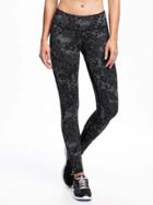 Old Navy Go Dry Mid Rise Printed Run Legging For Women - Cheetah Neutral