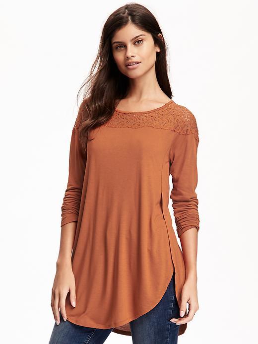 Old Navy Relaxed Tulip Hem Lace Top - Hen House