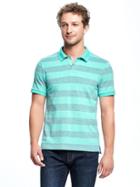 Old Navy Built In Flex Pro Polo For Men - Teal