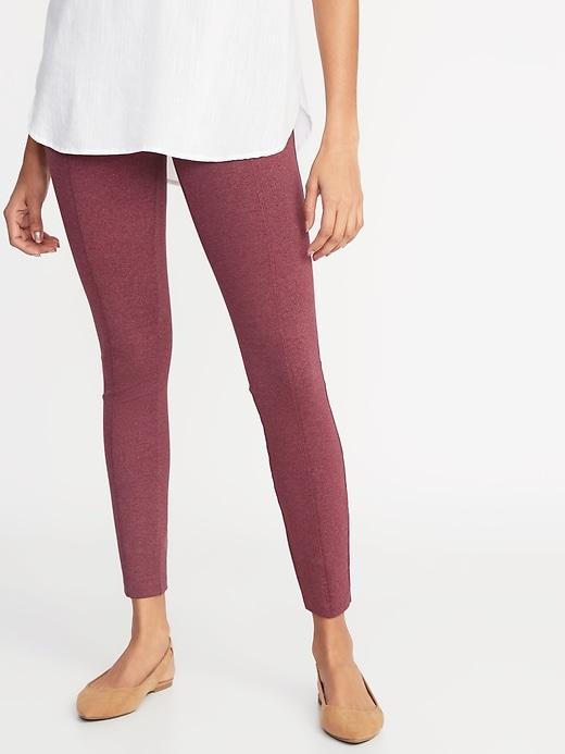 High-rise Ponte-knit Stevie Pants For Women