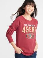 Old Navy Womens Nfl Team-graphic Sweatshirt For Women San Francisco 49ers Size Xs