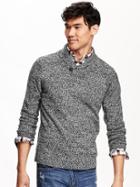 Old Navy Mens Marled Shawl Collar Sweater Size Xxxl Big - Heather Grey