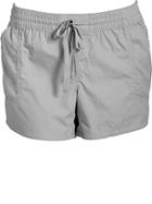 Old Navy Womens Plus Canvas Pull On Shorts 8 - Grayscale