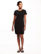 Old Navy Jersey Tee Dress For Women - Black