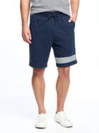Old Navy Graphic Fleece Shorts For Men 9 - Ink Blue