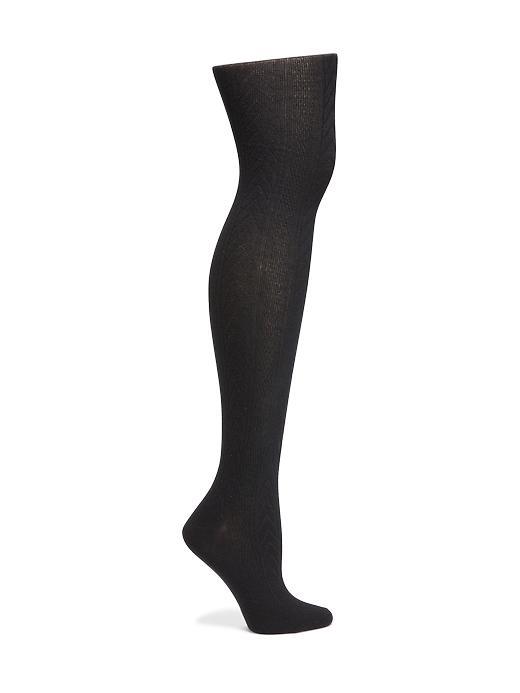 Old Navy Cable Knit Tights For Women - Blackjack